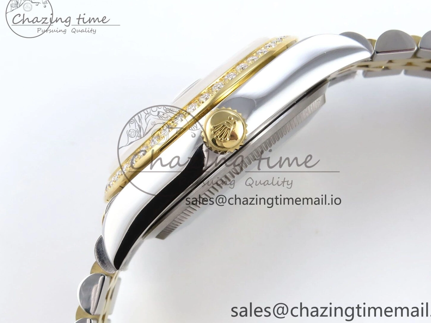 31 Best Jubilee Edition JARF 904L Silver on Bracelet DateJust SS 278383RBR YG Dial Roman Steel Diamonds HZ2236 1:1 1219